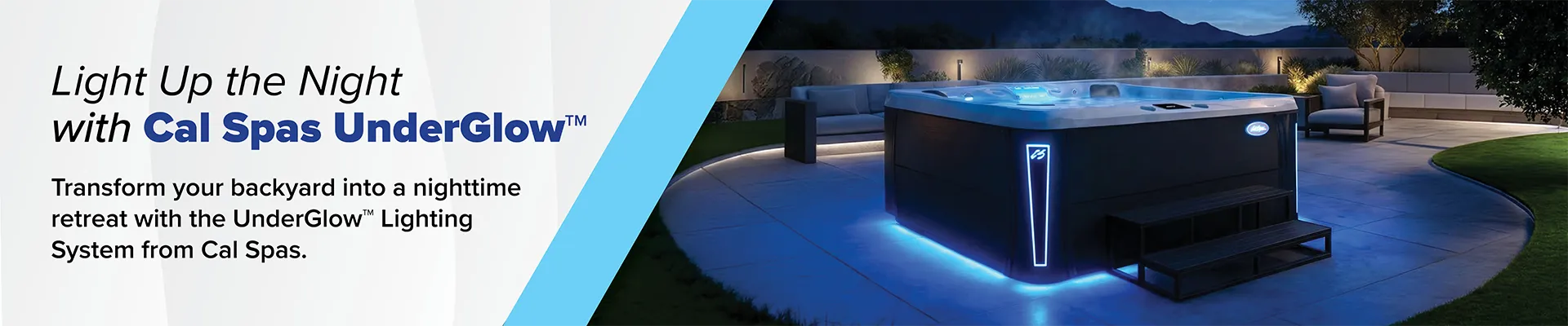 Calspas hot tub being used in a family setting - Palmdale